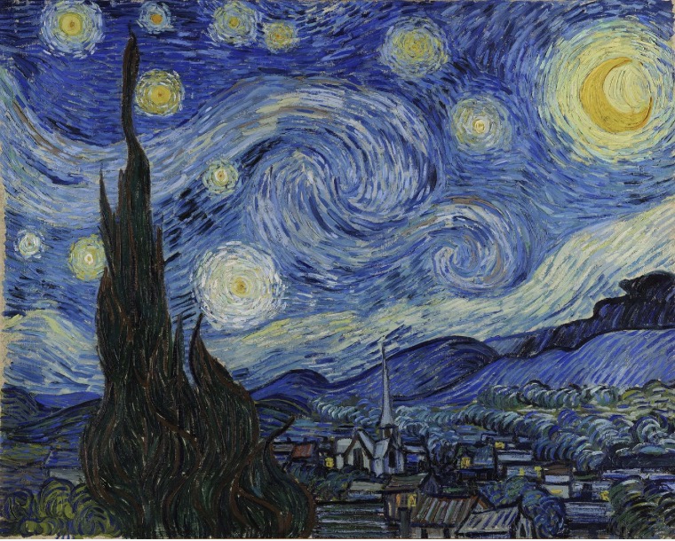 The Starry Night — Vincent van Gogh, 1889
