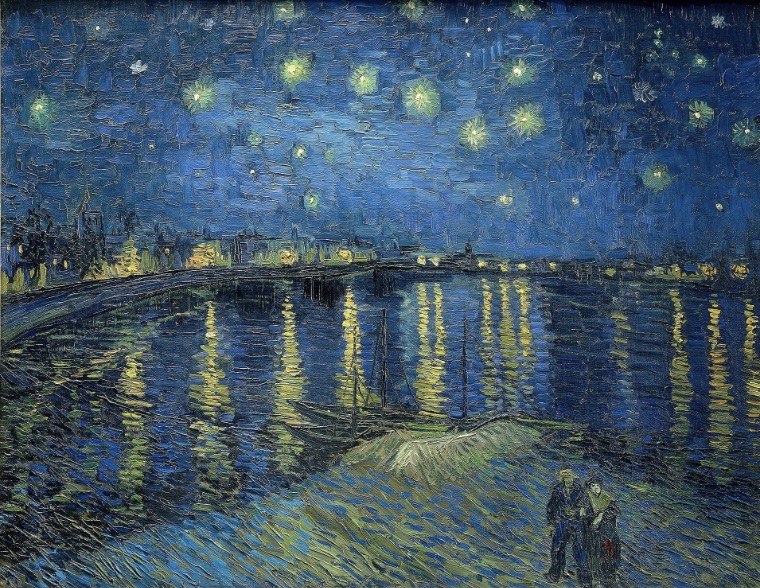 Starry Night Over the Rhône — Vincent van Gogh, 1888